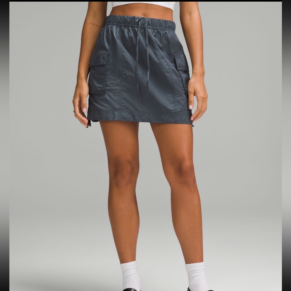 Lululemon Nylon Cargo Mini Skirt